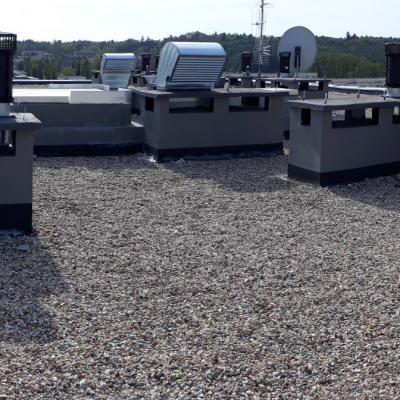 Ballasted roof – Residential estate – Zielona Góra